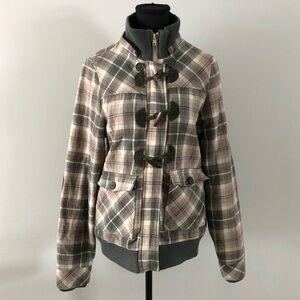 Women’s Billabong Plaid Wool Blend jacket size L